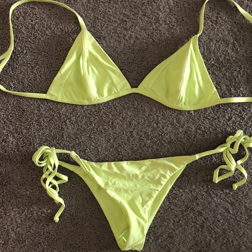 Frankies neon bikini set small